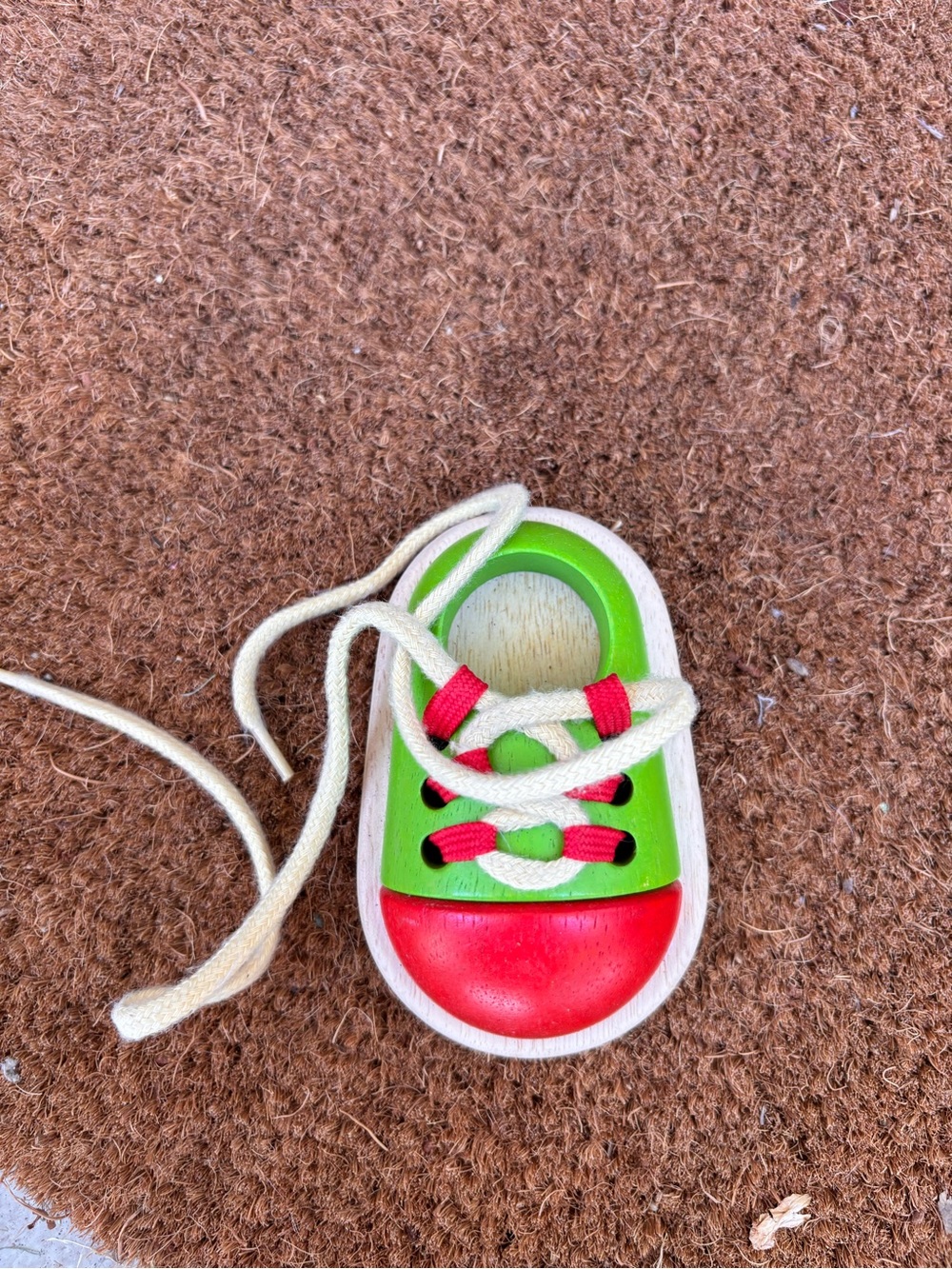 PlanToys Tie-Up Shoe lacing practice toy